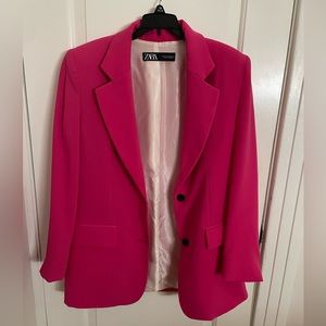 Zara pink blazer